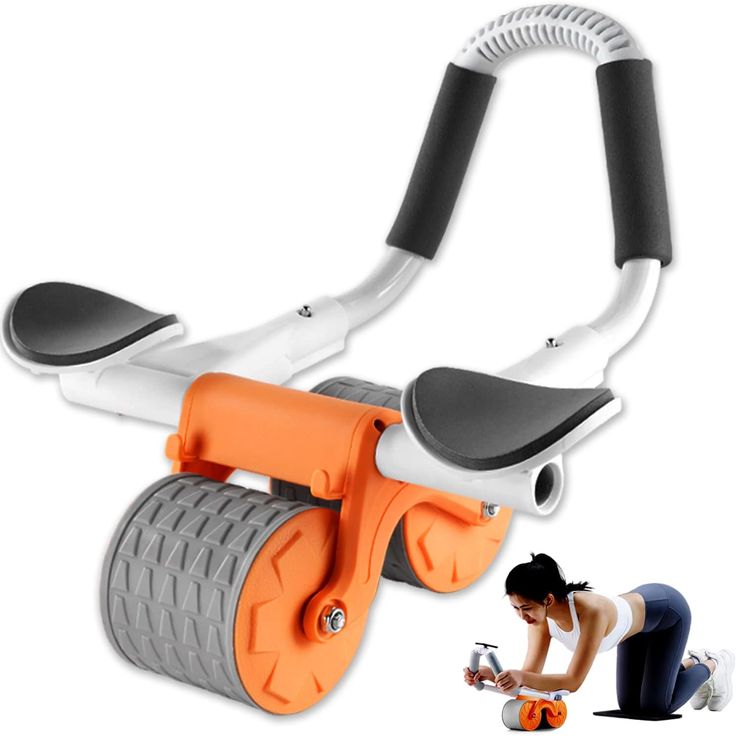 Automatic Rebound Abs Wheel Trainer with Counter Display