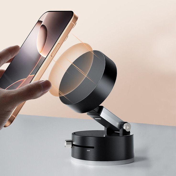 Foldable Vacuum Magnetic Car Phone Holder