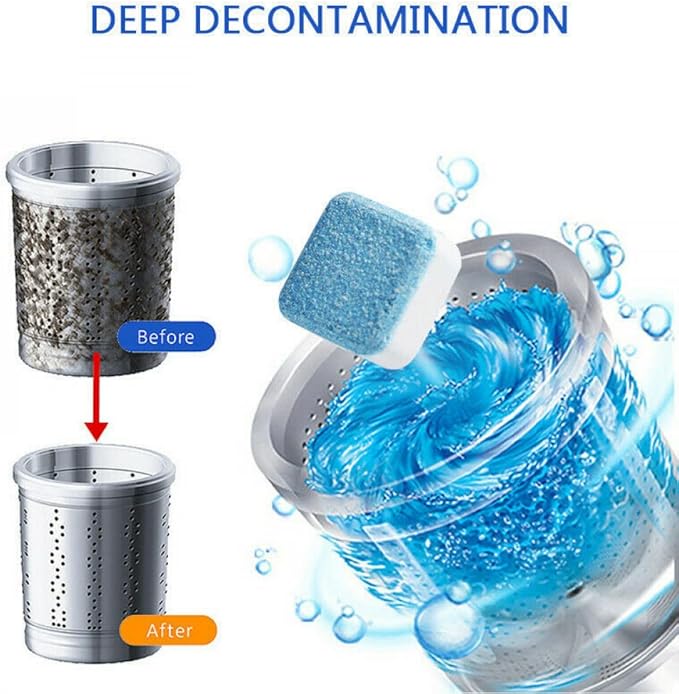 Washing Machine Cleaning Tablet 12 Pcs